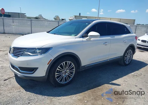2016 Lincoln Mkx Reserve z USA, uszkodzony, nr VIN 2LMTJ6LR1GBL59177